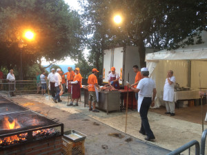 The Sagra della Bistecca in Cortona, where food rules the day.